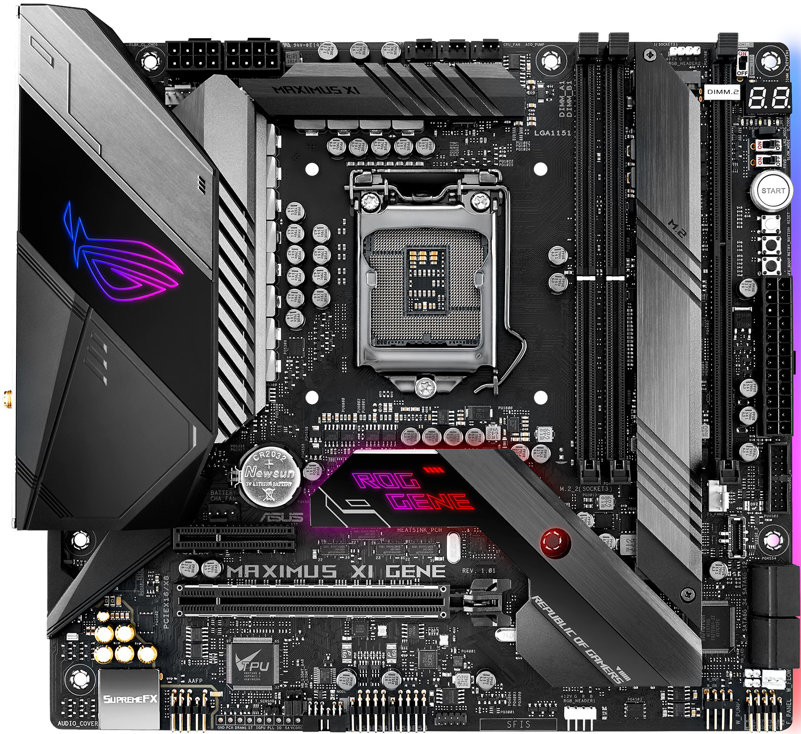 Asus ROG Maximus XI Gene - Motherboard Specifications On MotherboardDB